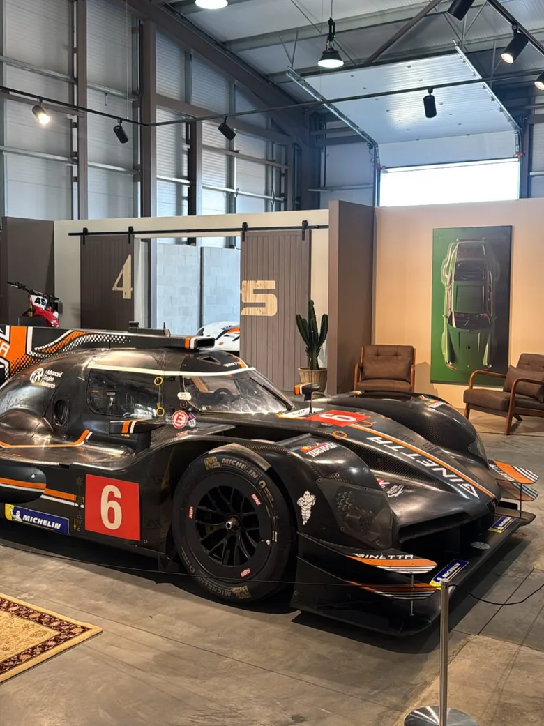 The 45 Fuel clubhouse with rare machinery and coffee lounge